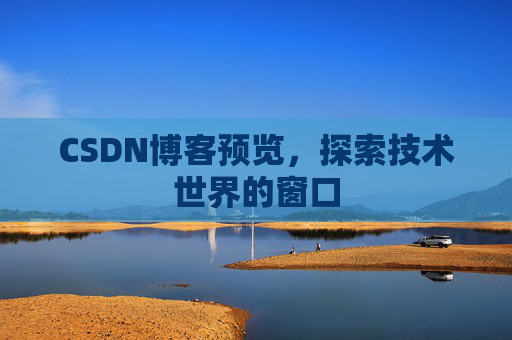 CSDN博客预览，探索技术世界的窗口
